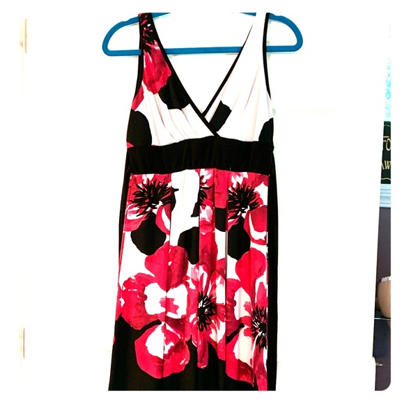 Flower print summer/spring dress - Picture 1 of 3